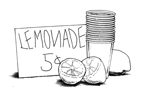 Lemonade For $5 Coloring Page